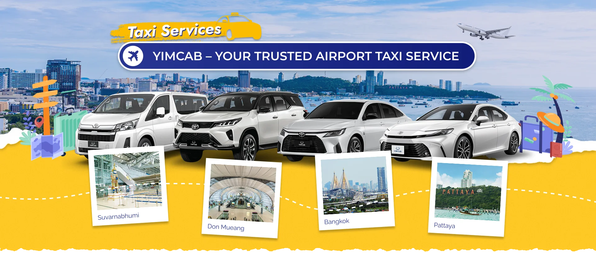 YIM Cab | Airport Taxi Services – Suvarnabhumi & Don Mueang